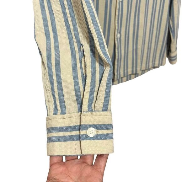 Club Monaco New !! Striped Long-Sleeve Button-Down Shirt Small Men’s - Picture 7 of 13